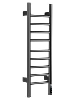 Полотенцесушитель электрический Wonzon & Woghand Bonn WW-AL4092-GM 25x80 см тёмный графит